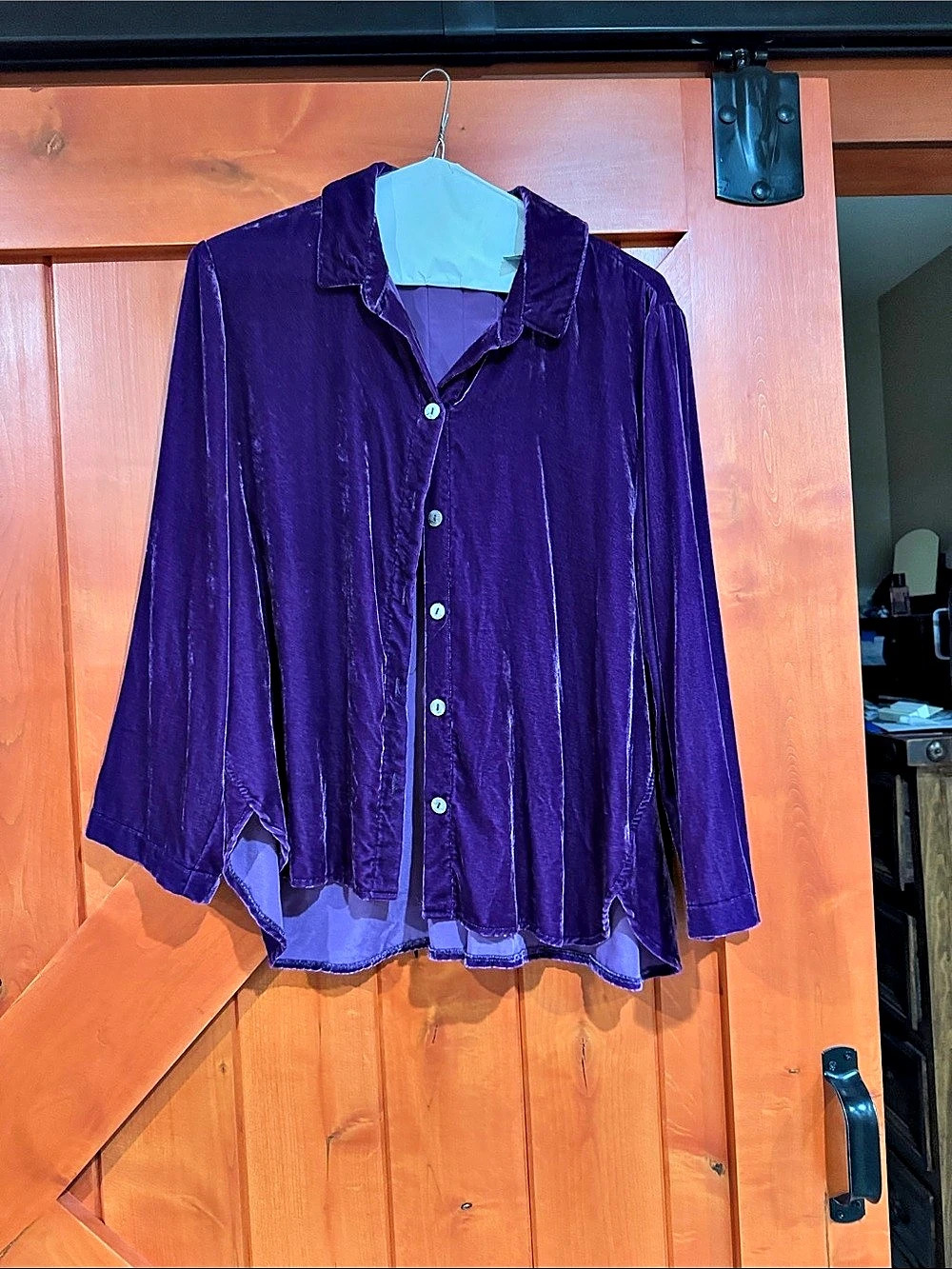 Purple Button Down Shirt Like New